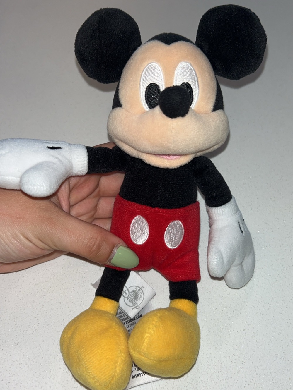 Disney Mickey Mouse Plush - Black, Red, Yellow, White